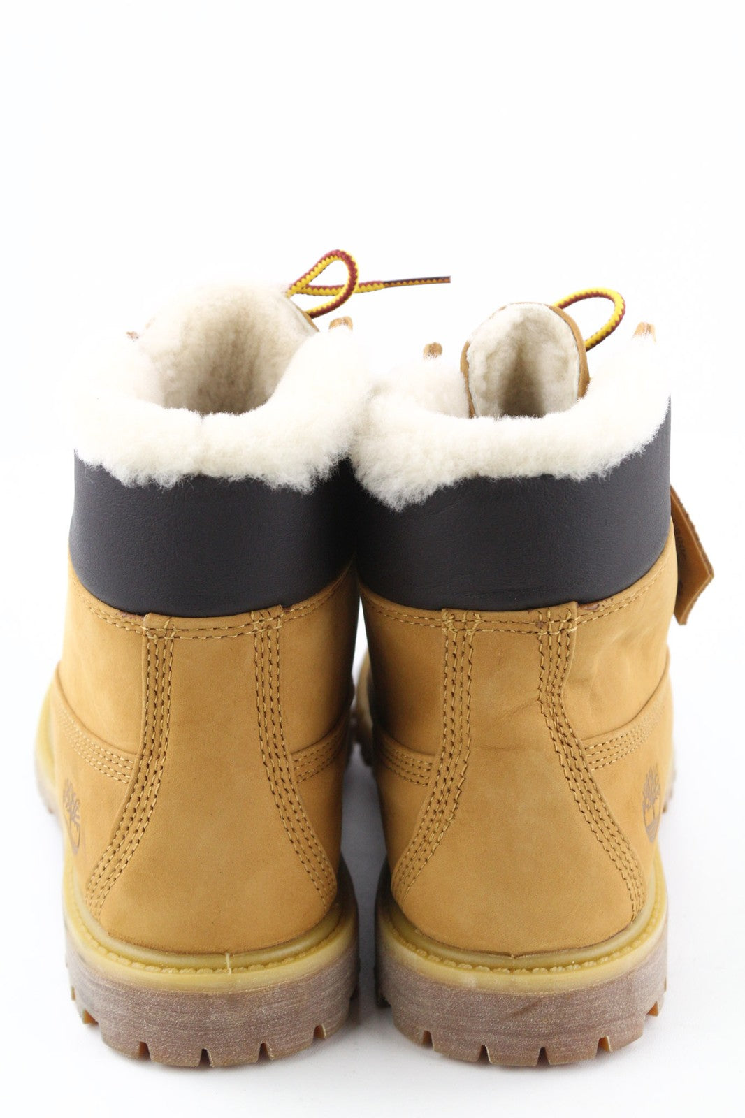 TIMBERLAND A19TE Women's EU38.5 K5.5 Brown Shearling Lined Leather Boots