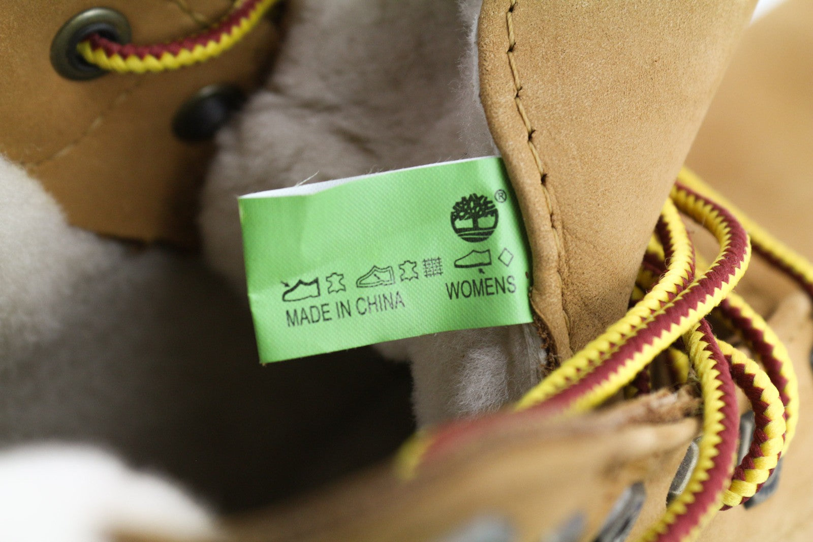 TIMBERLAND A19TE Women's EU38.5 K5.5 Brown Shearling Lined Leather Boots