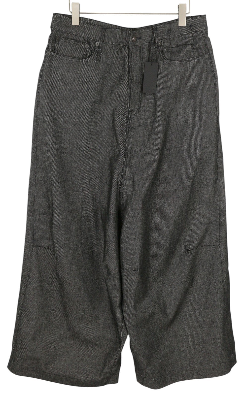 R13 Jesse Women Jeans 31 Vintage Grey Drop Crotch Loose Fit Baggy Dark Denim