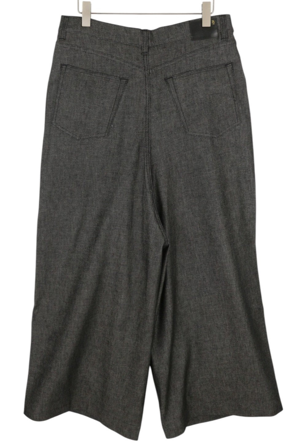 R13 Jesse Women Jeans 31 Vintage Grey Drop Crotch Loose Fit Baggy Dark Denim