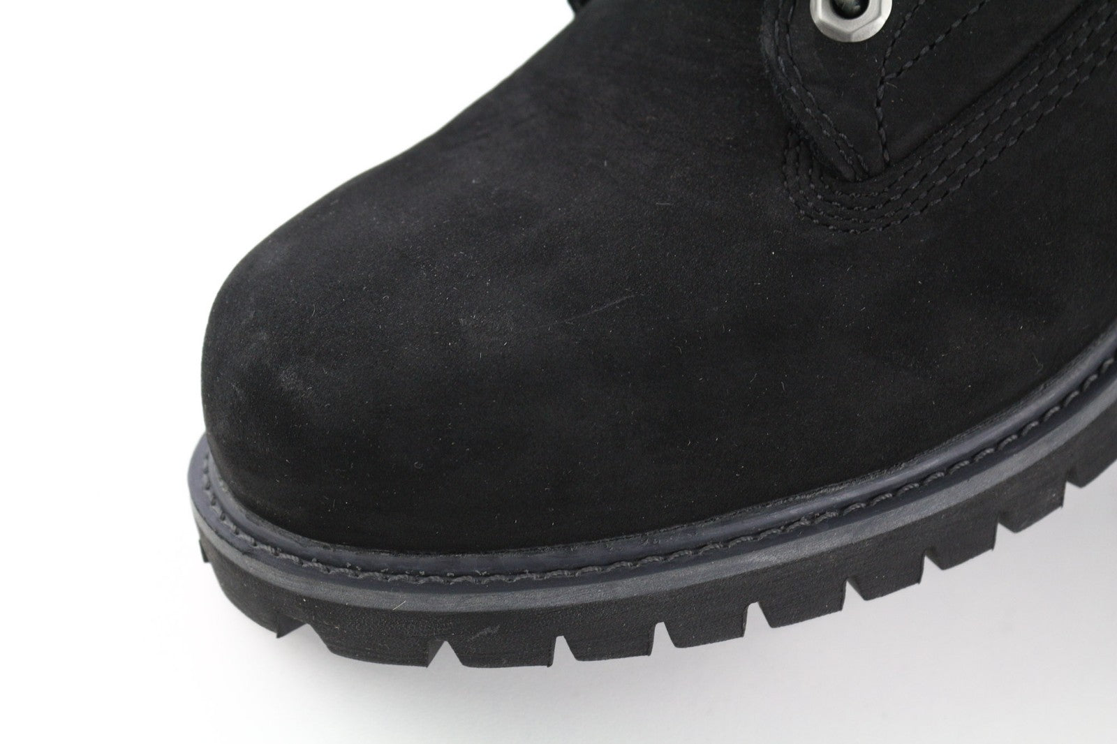 TIMBERLAND 6939R Men's EU40 UK6.5 Black Leather Lace Up Boots High Top Round Toe