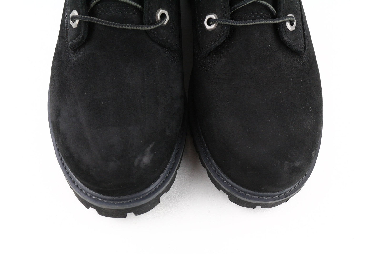 TIMBERLAND 6939R Men's EU40 UK6.5 Black Leather Lace Up Boots High Top Round Toe