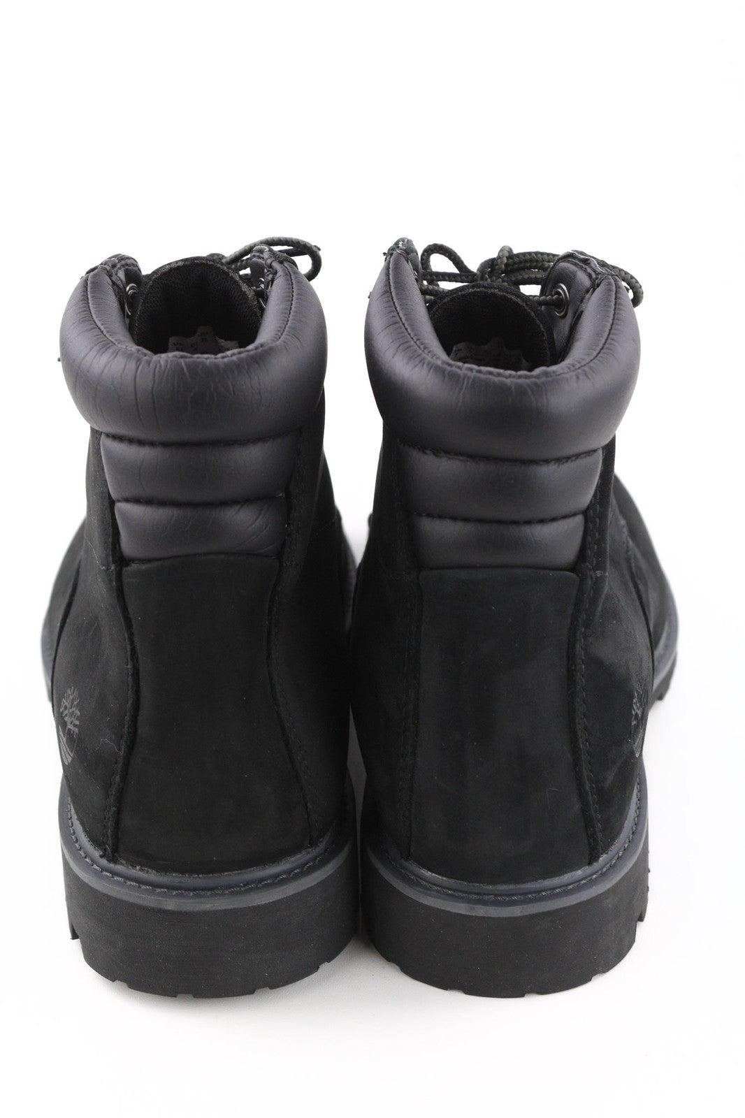 TIMBERLAND 6939R Men's EU40 UK6.5 Black Leather Lace Up Boots High Top Round Toe