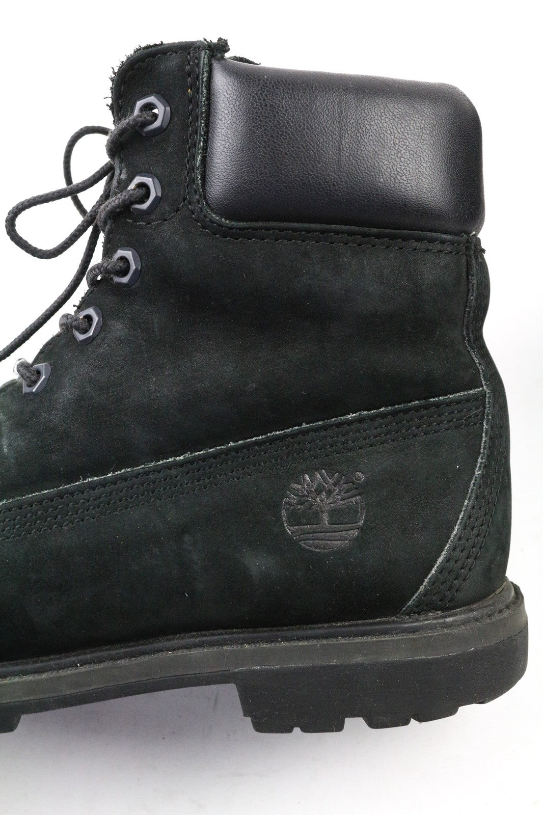 TIMBERLAND 8658A Women's EU39 ~UK6 Black Leather Lace Up Boots Primaloft 400g