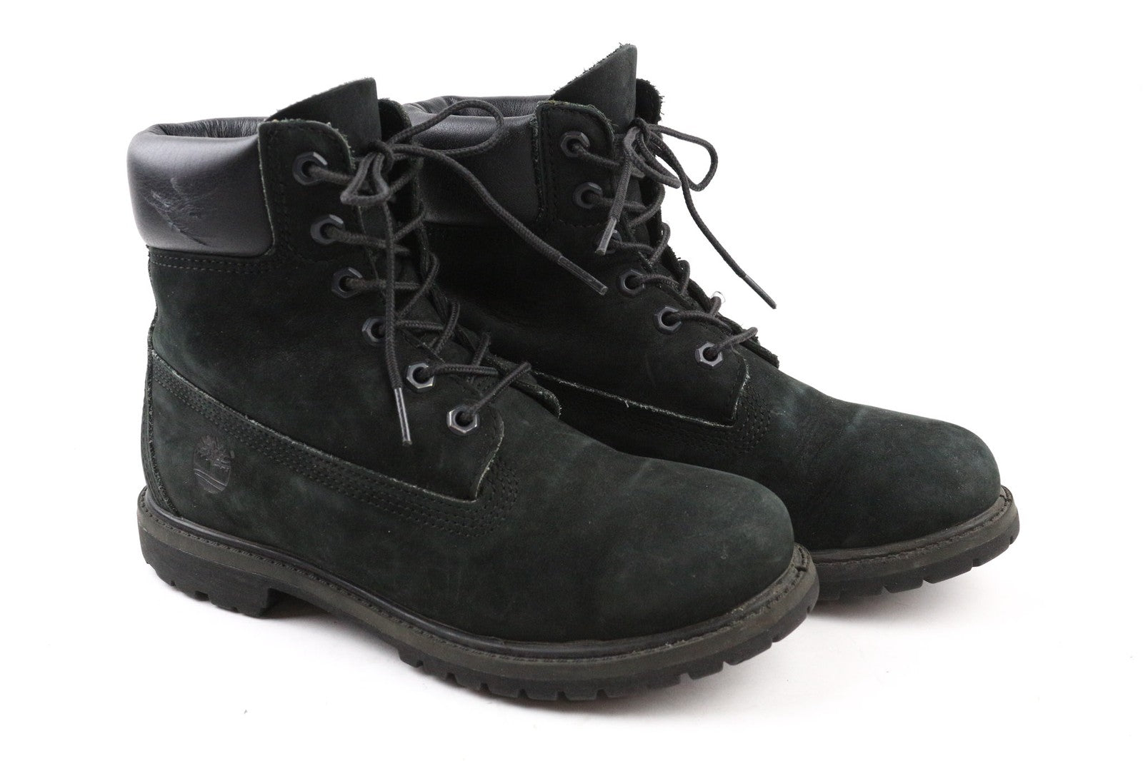 TIMBERLAND 8658A Women's EU39 ~UK6 Black Leather Lace Up Boots Primaloft 400g