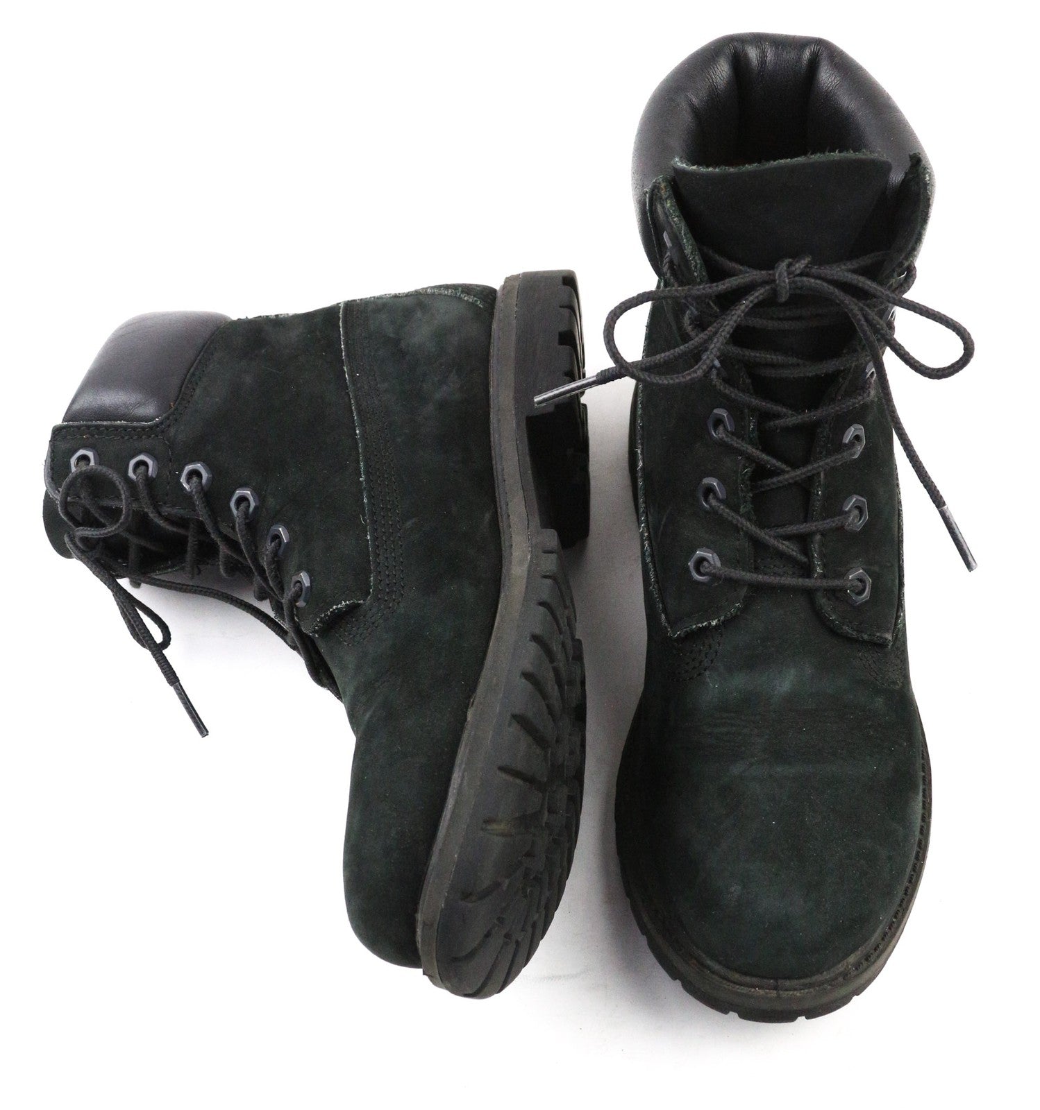 TIMBERLAND 8658A Women's EU39 ~UK6 Black Leather Lace Up Boots Primaloft 400g