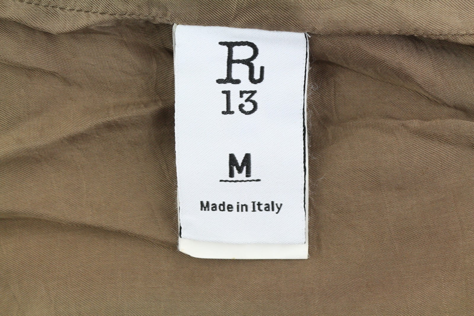 R13 Skinny Trucker Women Jacket M Golden Brown Stretch Cord Faded FW25 RRP1199