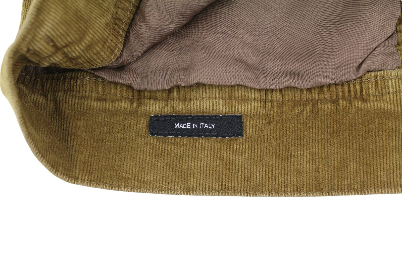 R13 Skinny Trucker Women Jacket M Golden Brown Stretch Cord Faded FW25 RRP1199