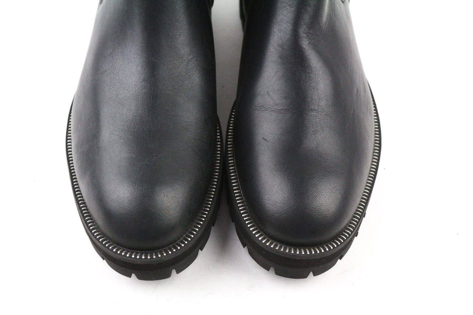 TIMBERLAND A2KRE Women's EU38 UK5 Black Leather Boots Elastic Side Panels Pull