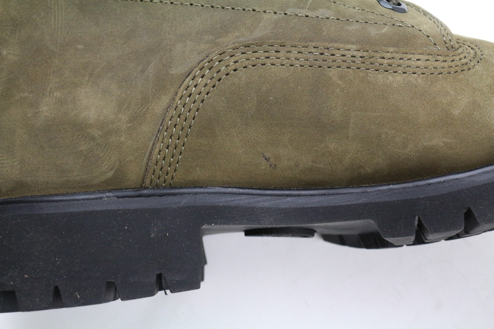 TIMBERLAND A2C87 Men's EU40 UK6.5 Olive Leather Lace Waterproof ReBOTL Shoes