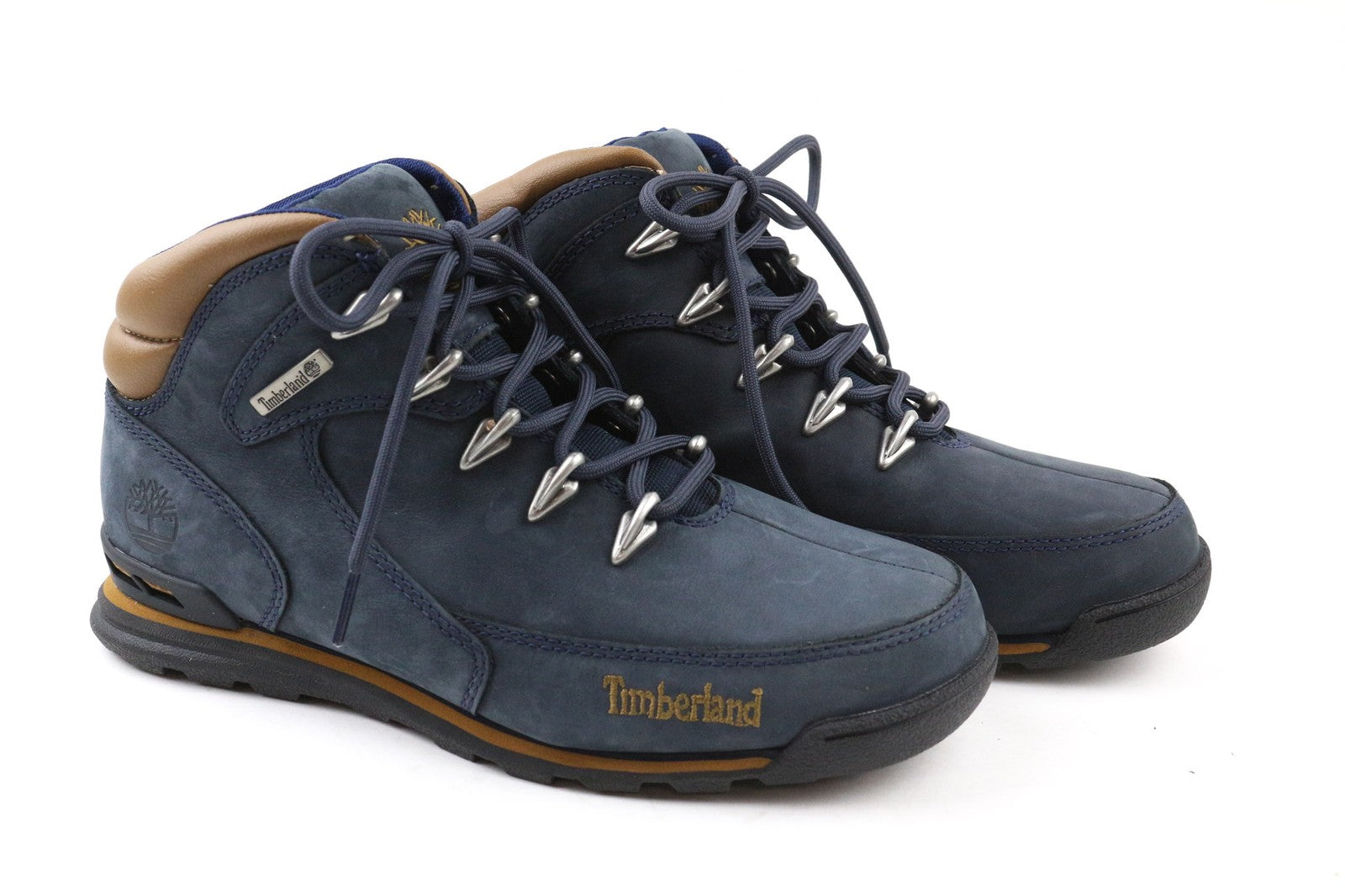 TIMBERLAND 6165R Men's EU40 UK6.5 Blue Leather Casual Lace Up Anti-Fatigue Shoes
