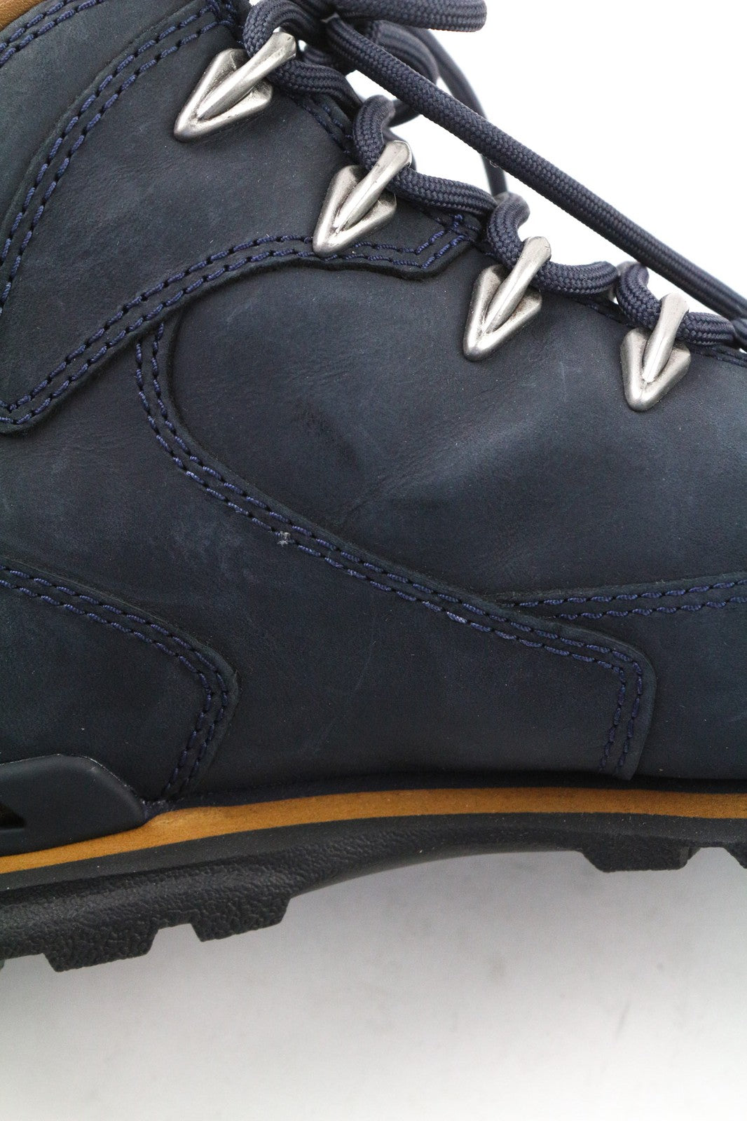 TIMBERLAND 6165R Men's EU40 UK6.5 Blue Leather Casual Lace Up Anti-Fatigue Shoes