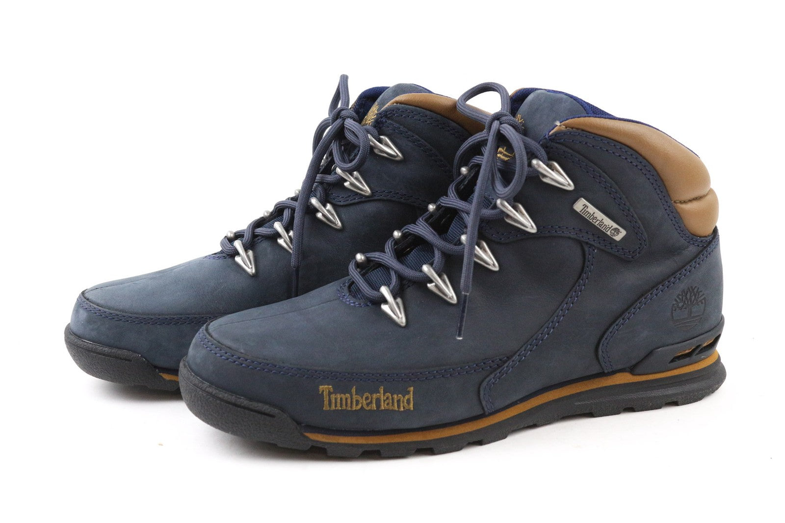 TIMBERLAND 6165R Men's EU40 UK6.5 Blue Leather Casual Lace Up Anti-Fatigue Shoes