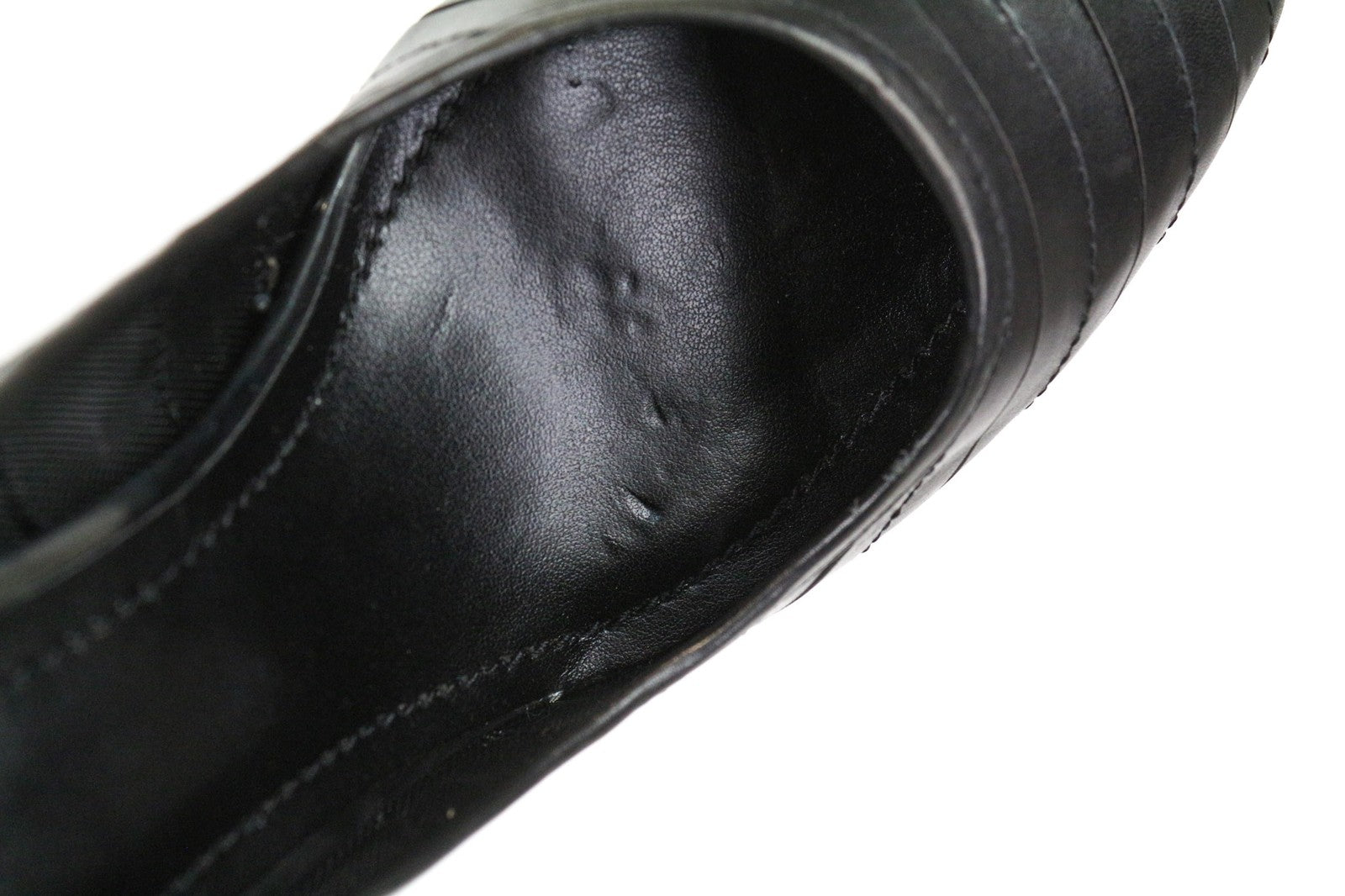 DIESEL Women's Black Textured High Heel Pointed Toe Shoes EU39 Classic Style