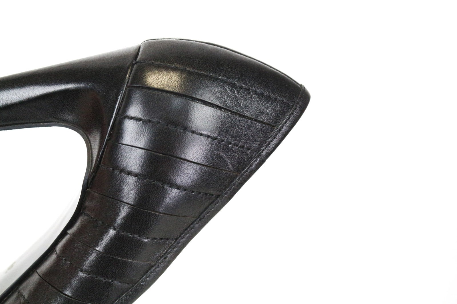 DIESEL Women's Black Textured High Heel Pointed Toe Shoes EU39 Classic Style