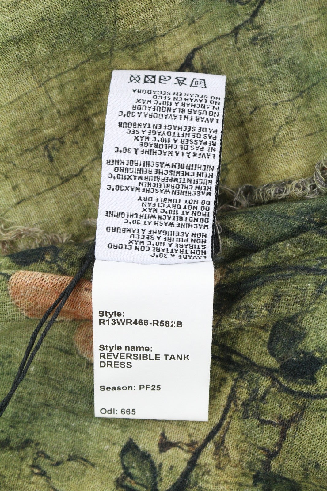 R13 Dvipusė moteriška suknelė be rankovių, raštuota, laisvalaikio midi, M dydžio PF25 RRP999 