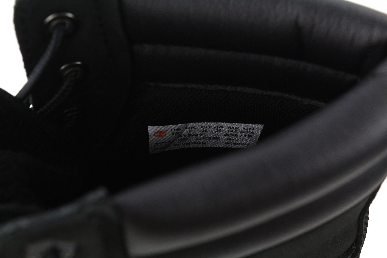 TIMBERLAND A15QY-A4959 Women's EU38.5/39 Black Leather Casual High-Top Boots