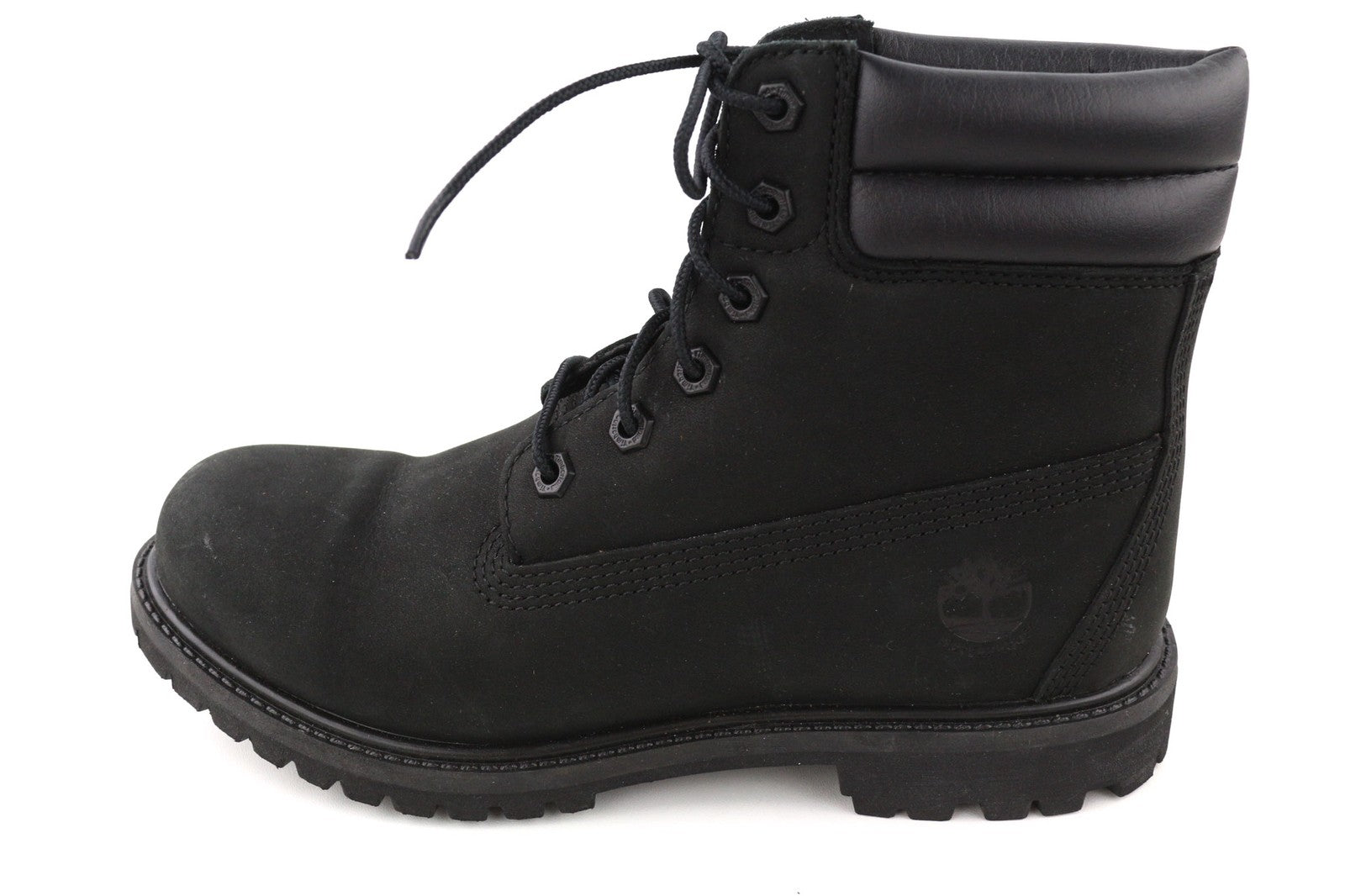 TIMBERLAND A15QY-A4959 Women's EU38.5/39 Black Leather Casual High-Top Boots