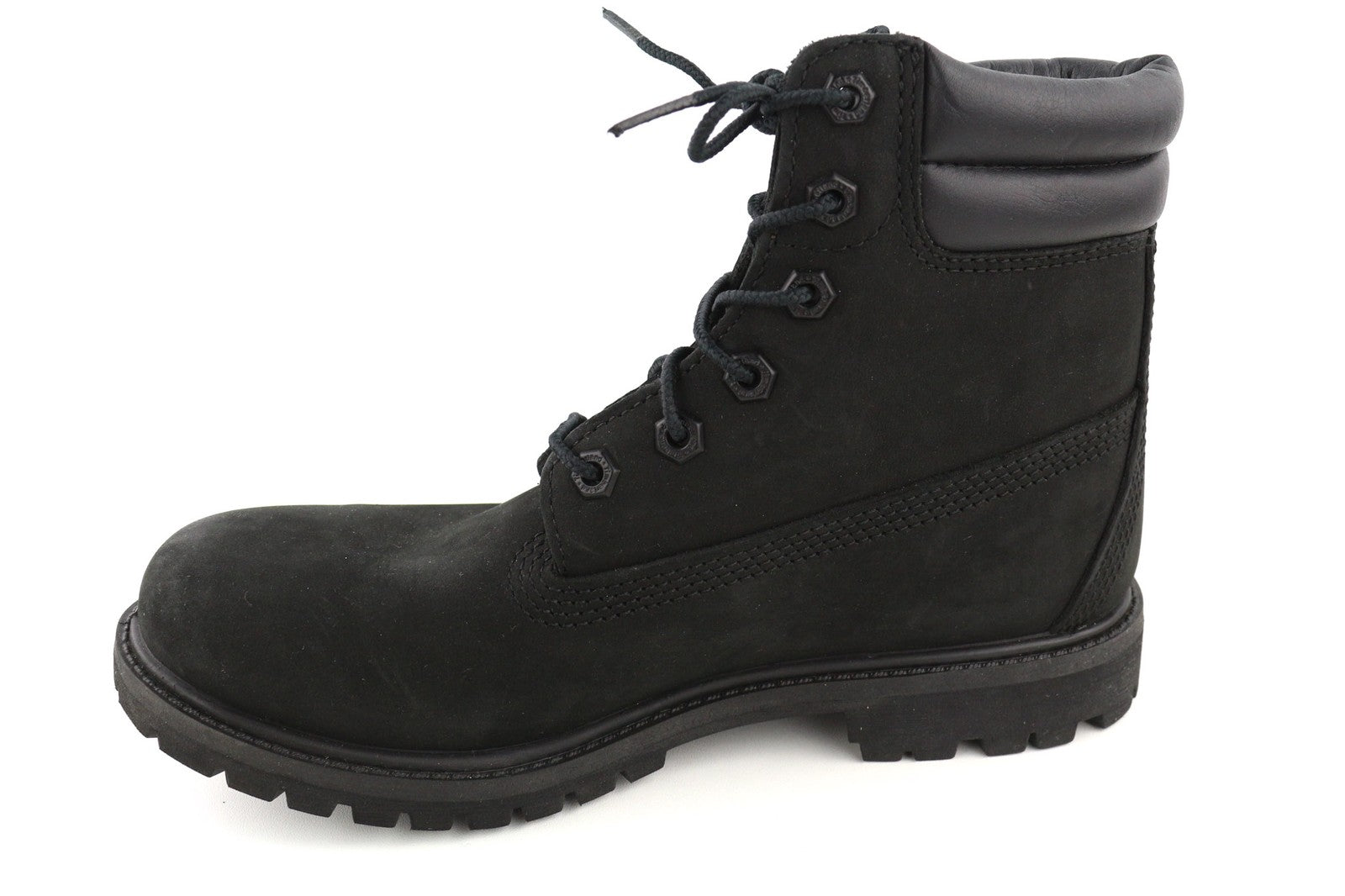 TIMBERLAND A15QY-A4959 Women's EU38.5/39 Black Leather Casual High-Top Boots