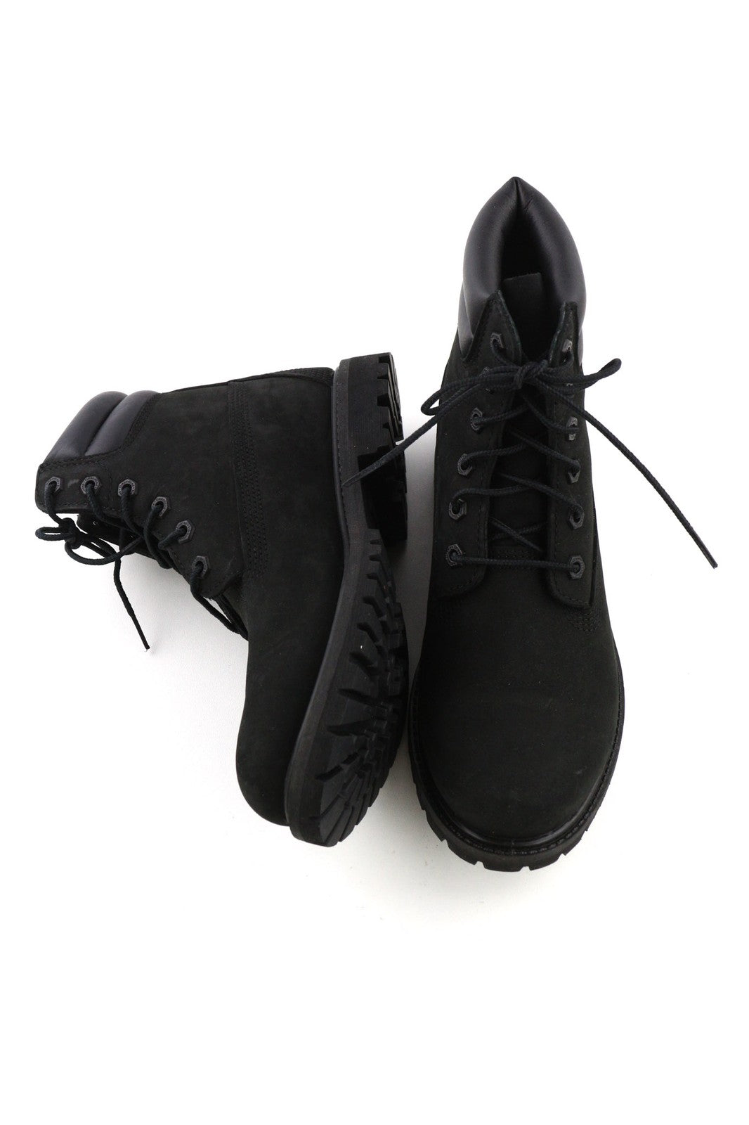 TIMBERLAND A15QY-A4959 Women's EU38.5/39 Black Leather Casual High-Top Boots