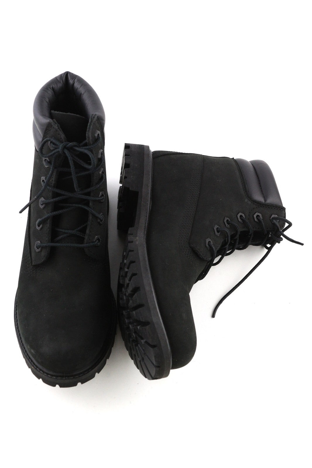 TIMBERLAND A15QY-A4959 Women's EU38.5/39 Black Leather Casual High-Top Boots