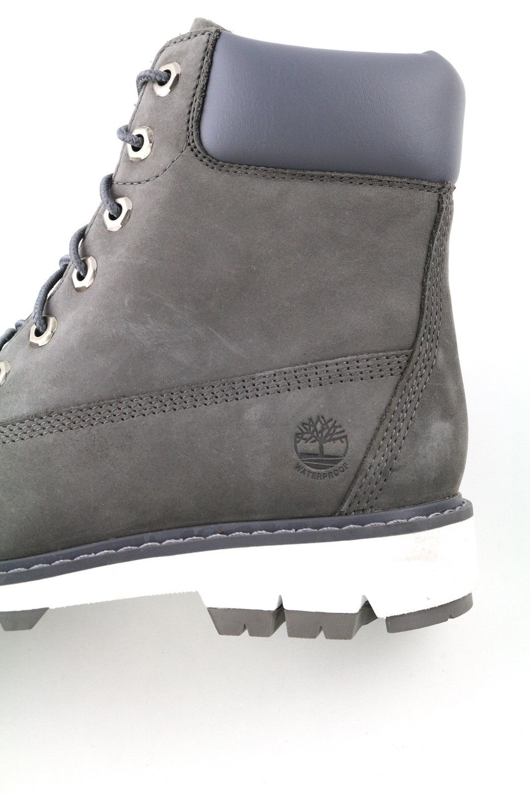 TIMBERLAND A2KUG-A6046 Women's EU37/38 Khaki ReBOTL Leather Lace-Up Boots