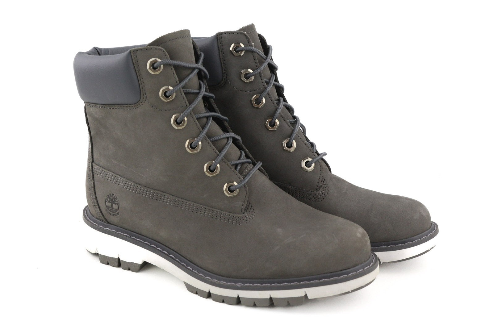 TIMBERLAND A2KUG-A6046 Women's EU37/38 Khaki ReBOTL Leather Lace-Up Boots