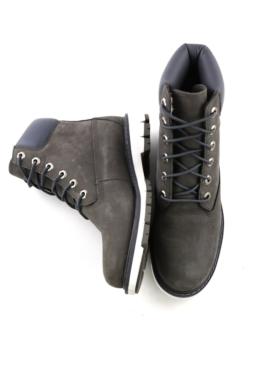 TIMBERLAND A2KUG-A6046 Women's EU37/38 Khaki ReBOTL Leather Lace-Up Boots