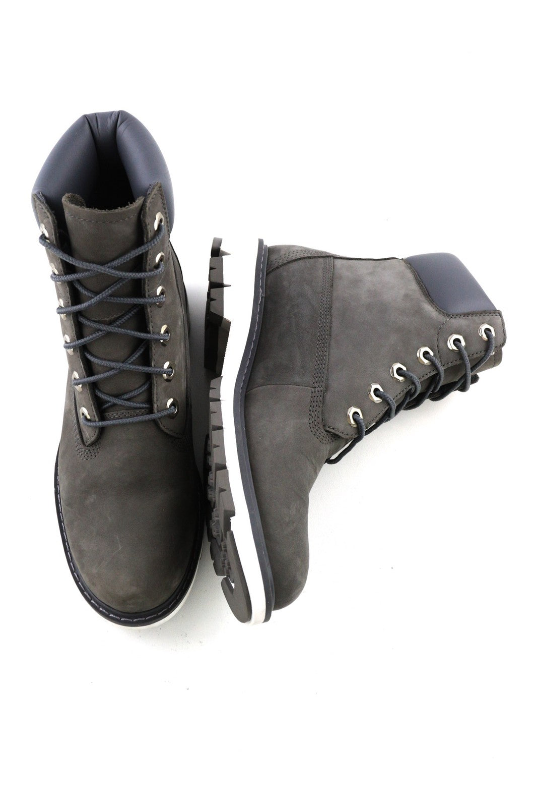 TIMBERLAND A2KUG-A6046 Women's EU37/38 Khaki ReBOTL Leather Lace-Up Boots