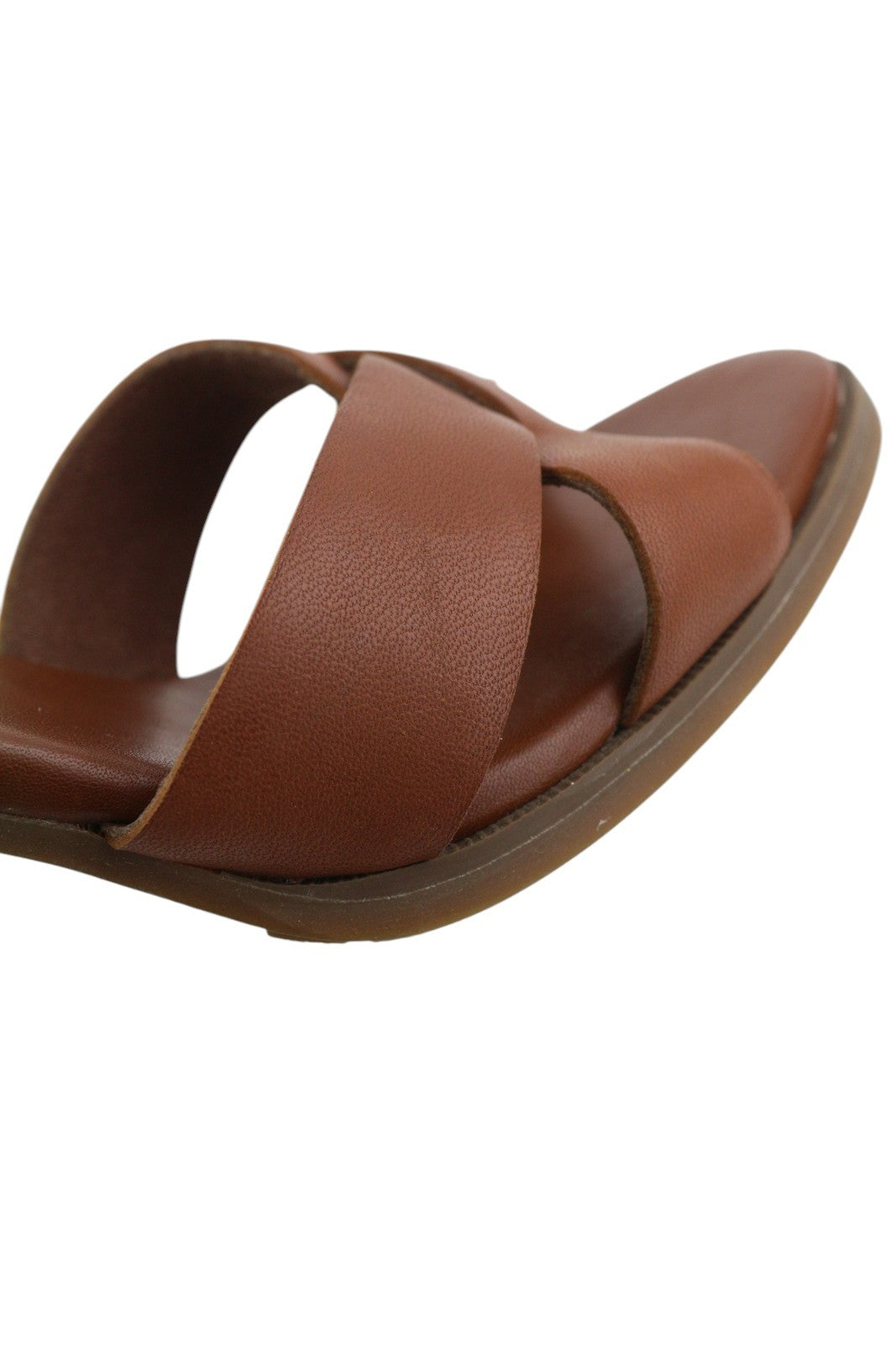 TIMBERLAND A1IEA Women's EU39.5 Brown Leather Buckle Strap Heeled Sandals