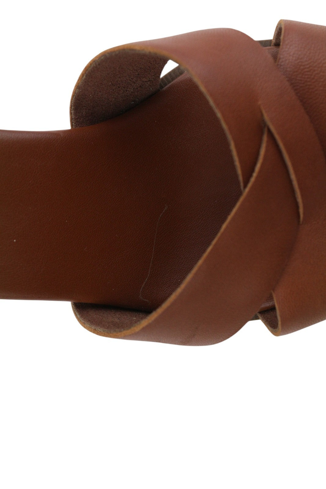 TIMBERLAND A1IEA Women's EU39.5 Brown Leather Buckle Strap Heeled Sandals