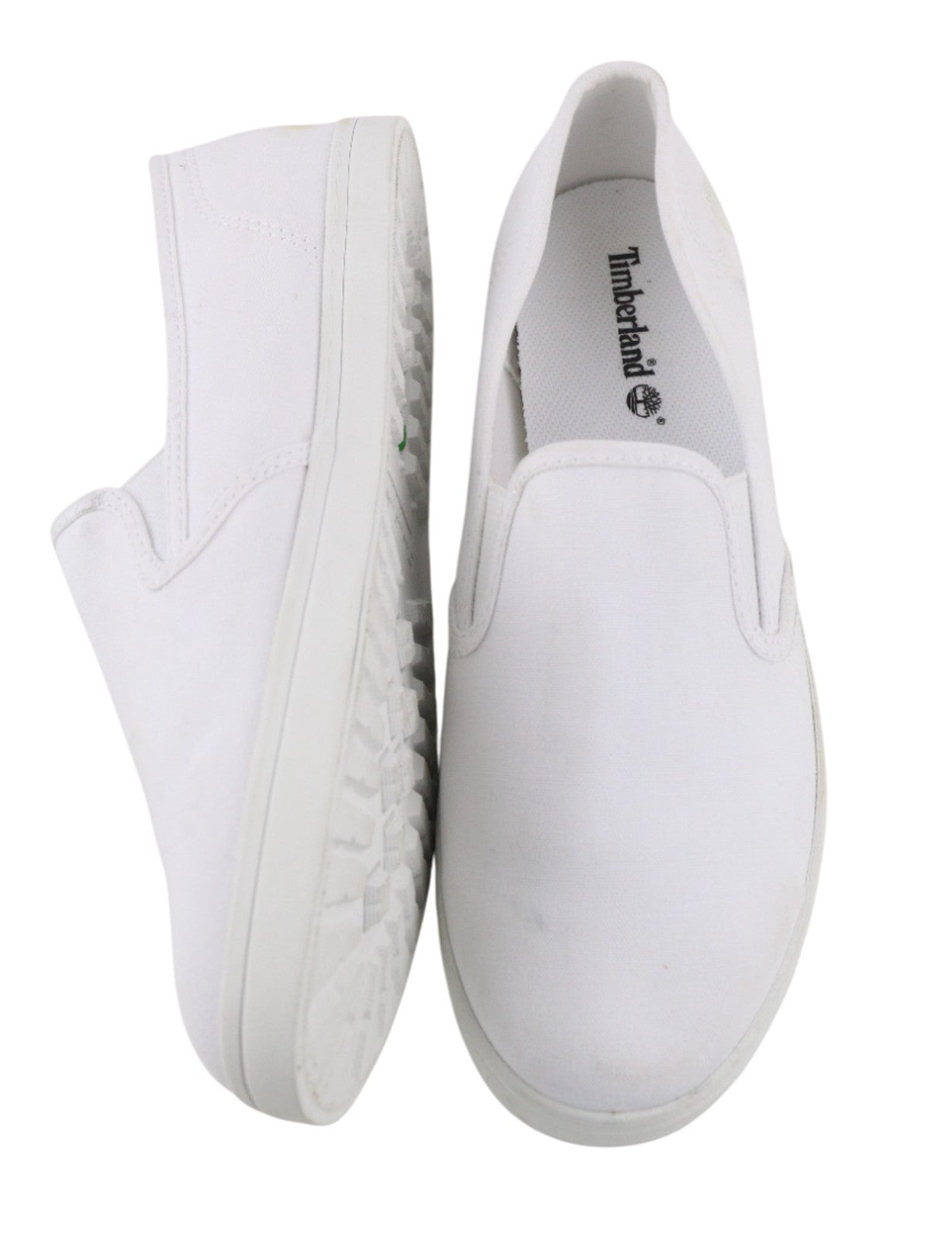 TIMBERLAND A2EXK-A57118 Women's EU38.5/39 White Textile Slip-On Low-Tops