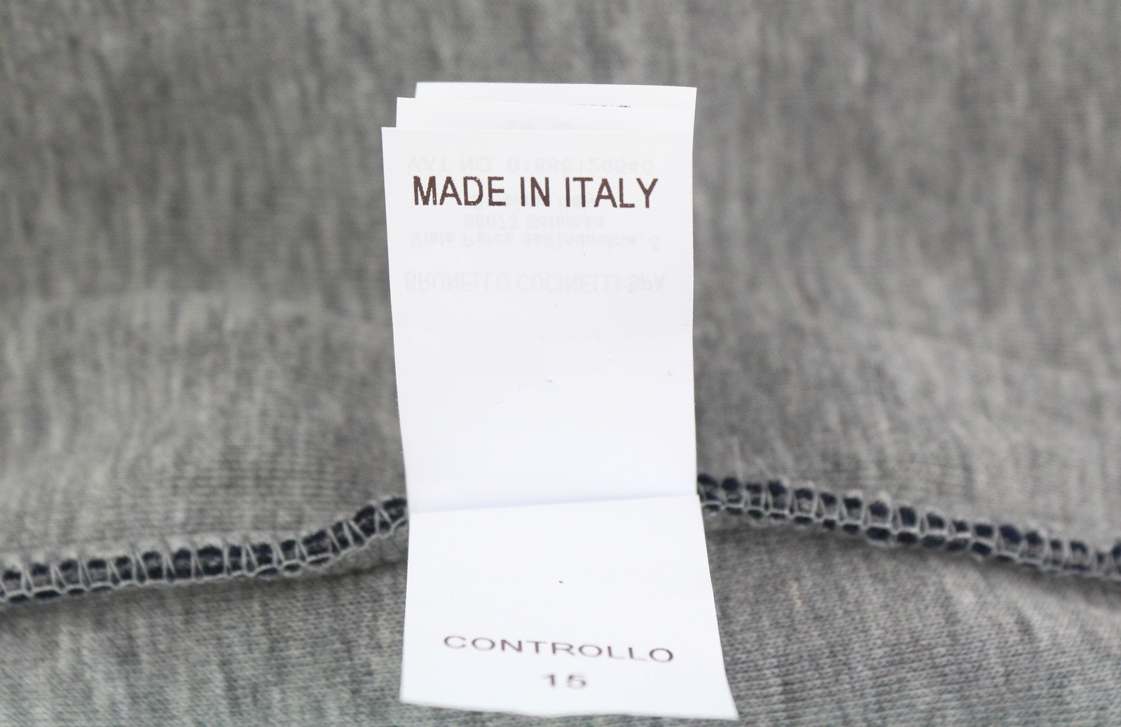 BRUNELLO CUCINELLI Men Trousers L Blue Cashmere Blend Drawstring Sweatpants