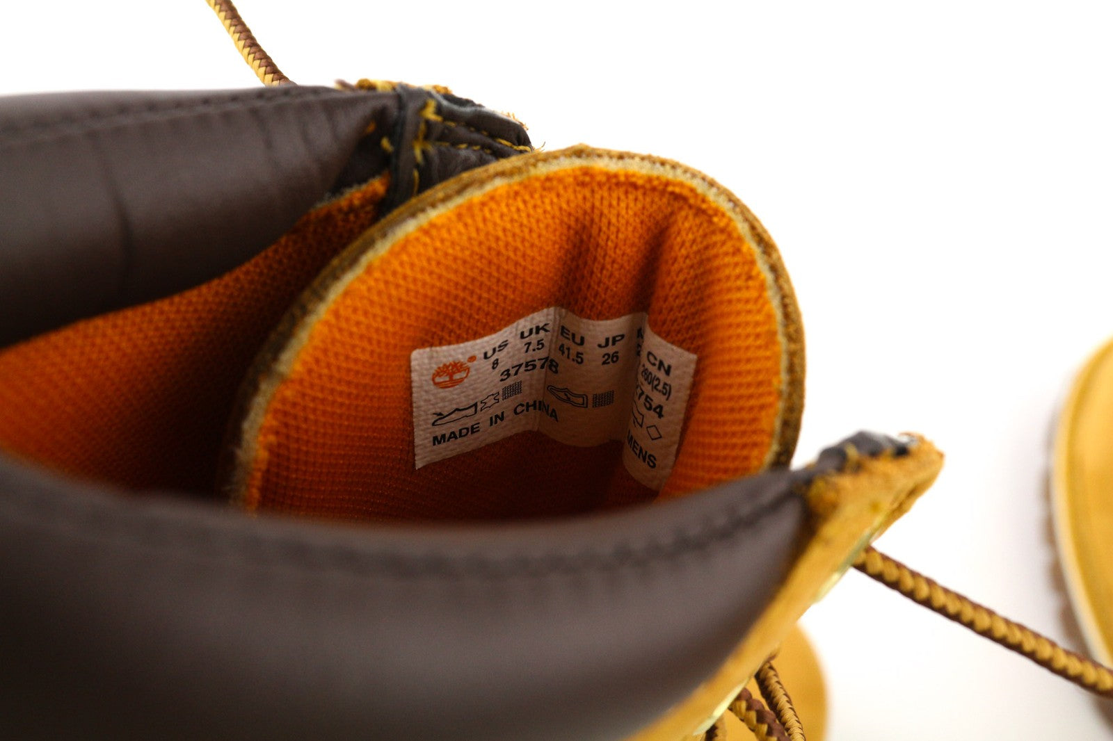 TIMBERLAND 37578-A2754 Men's EU41/41.5 Brown Leather High-Top Lace Boots