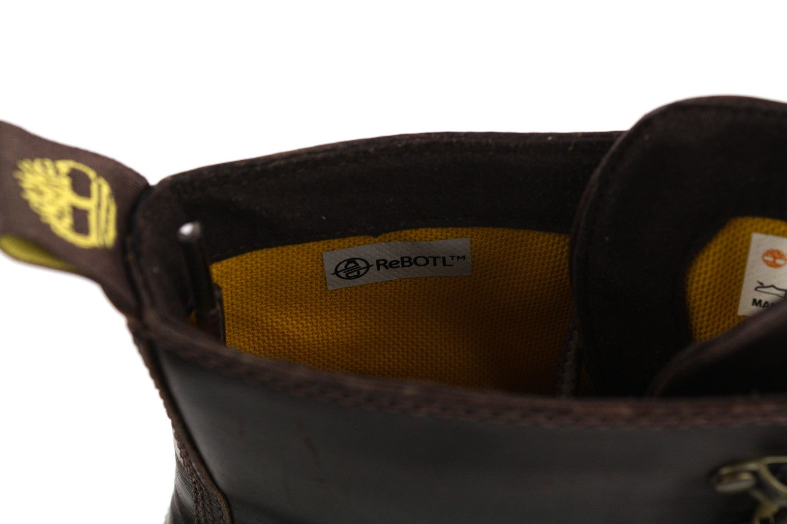 TIMBERLAND A2F7G-A5019 Women's EU39.5/40 Dark Purple Leather Lace-Up High-Tops