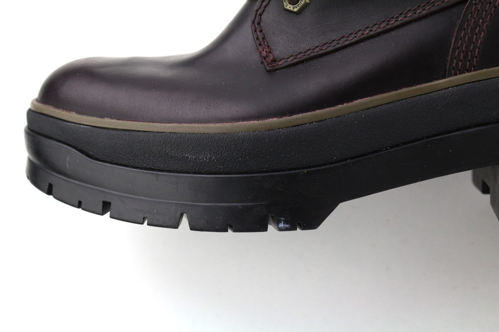 TIMBERLAND A2F7G-A5019 Women's EU39.5/40 Dark Purple Leather Lace-Up High-Tops