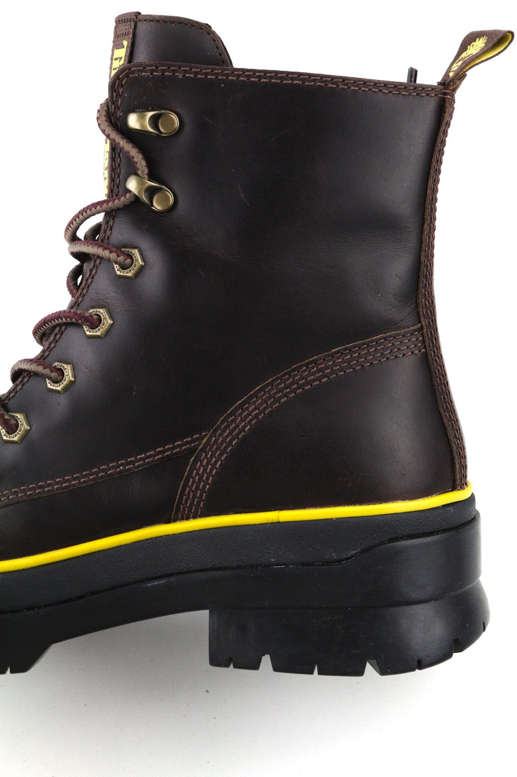 TIMBERLAND A2F7G-A5019 Women's EU39.5/40 Dark Purple Leather Lace-Up High-Tops