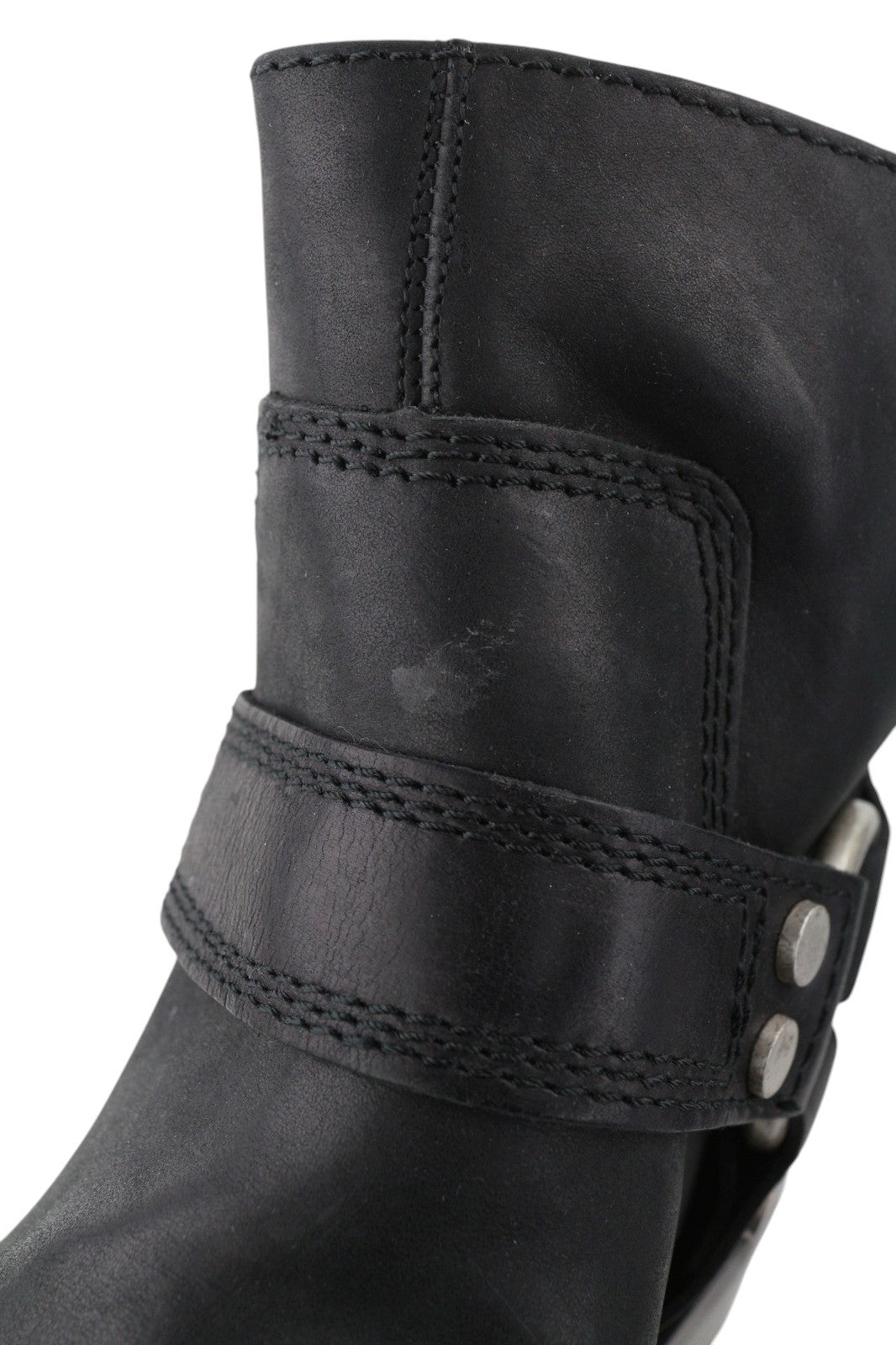 DIESEL D-Throuper Women's EU40 Black Leather Pull-On Casual Boots RRP€280