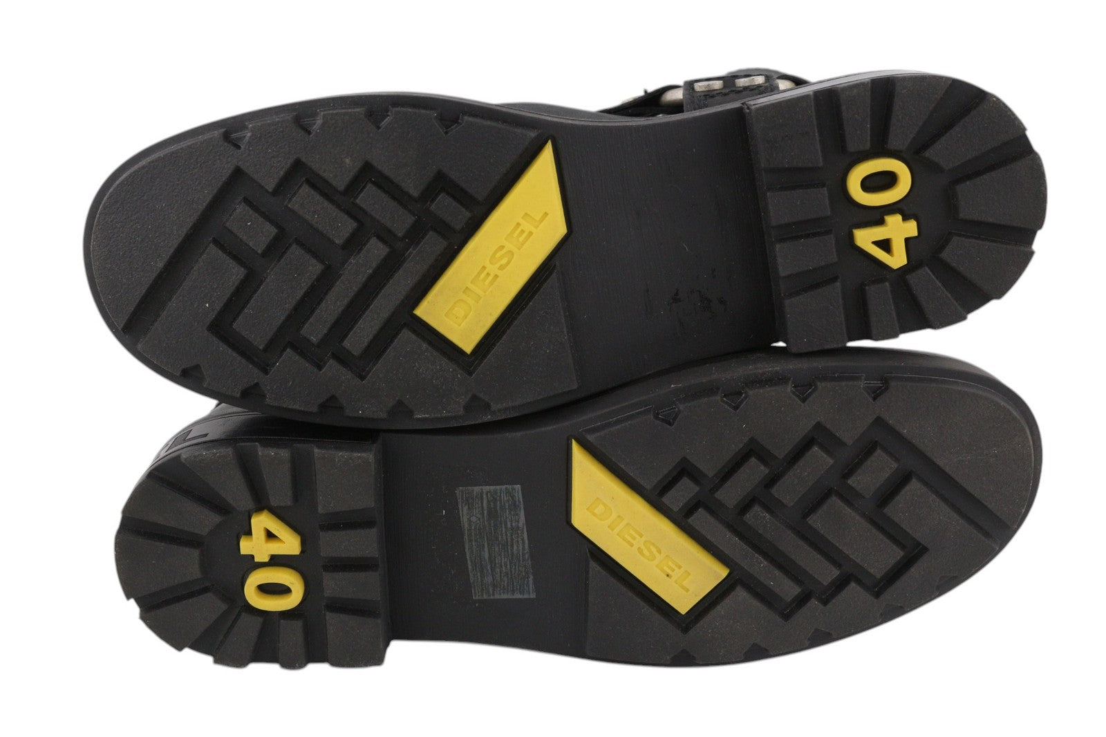 DIESEL D-Throuper Women's EU40 Black Leather Pull-On Casual Boots RRP€280