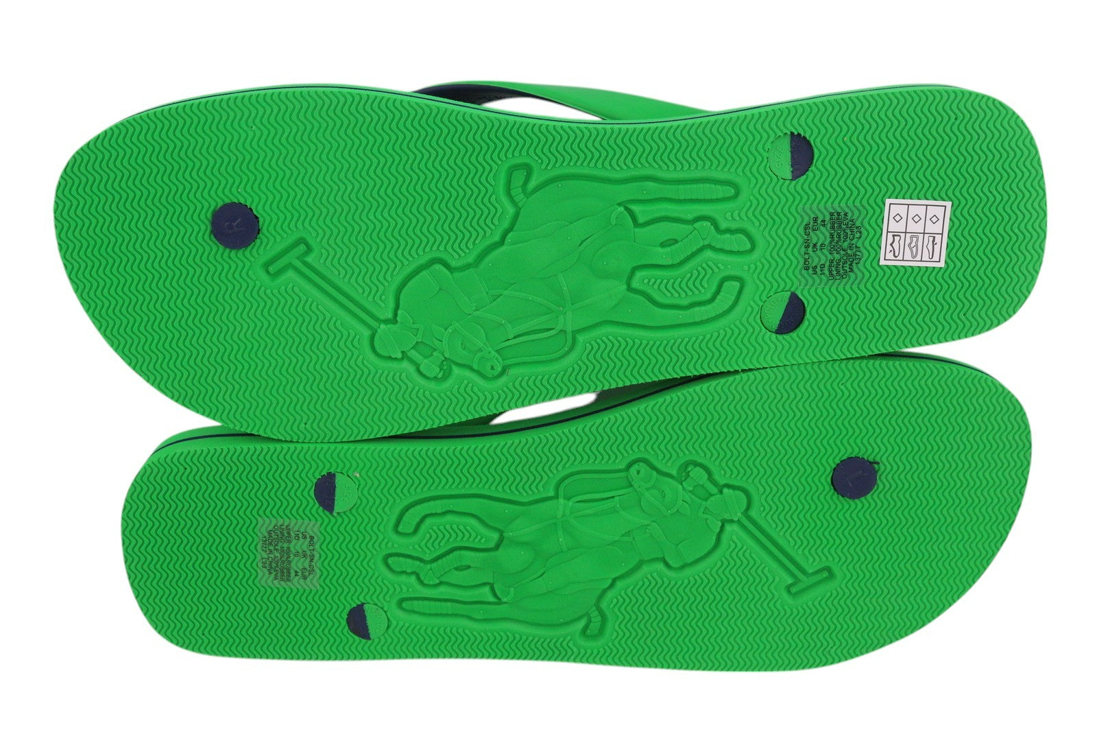 RALPH LAUREN Bolt-Sn-Csl Men's EU44/45 Green Sandals Flip-Flops
