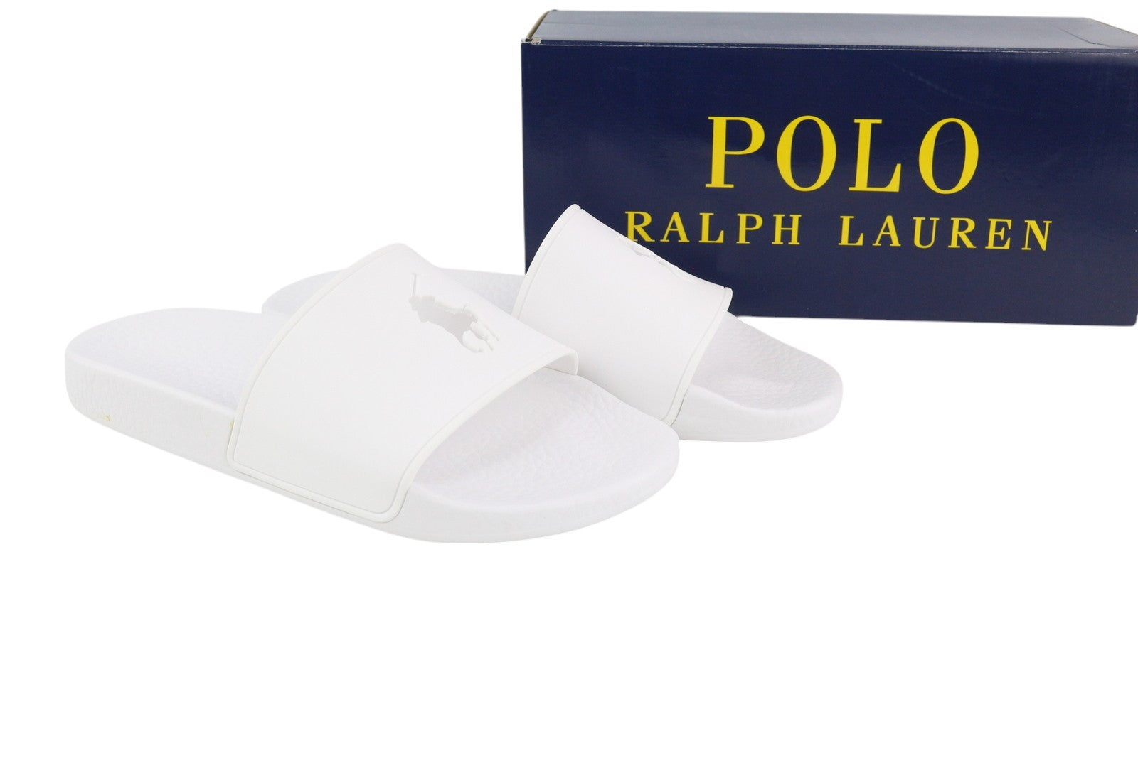RALPH LAUREN Sld W C/O PP-SN-SLI Women's EU41.5 White Flip-Flops €99