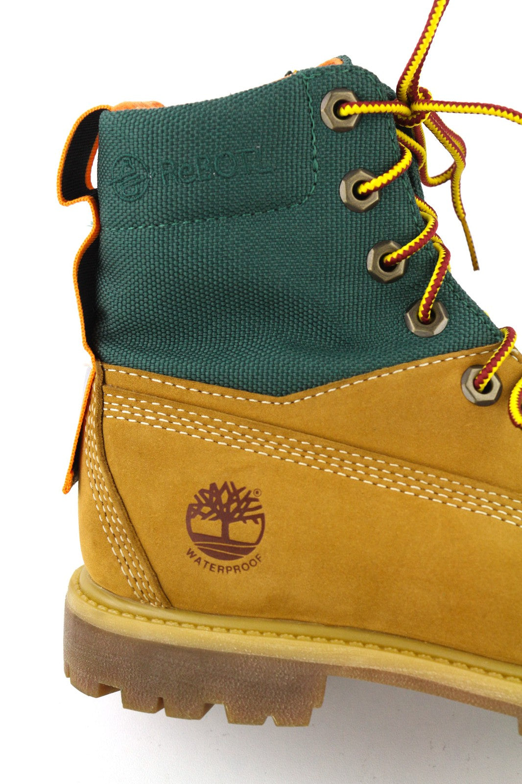 TIMBERLAND A2AYW-A4398 Women's EU36/37 Brown Green ReBOTL Leather High-Tops