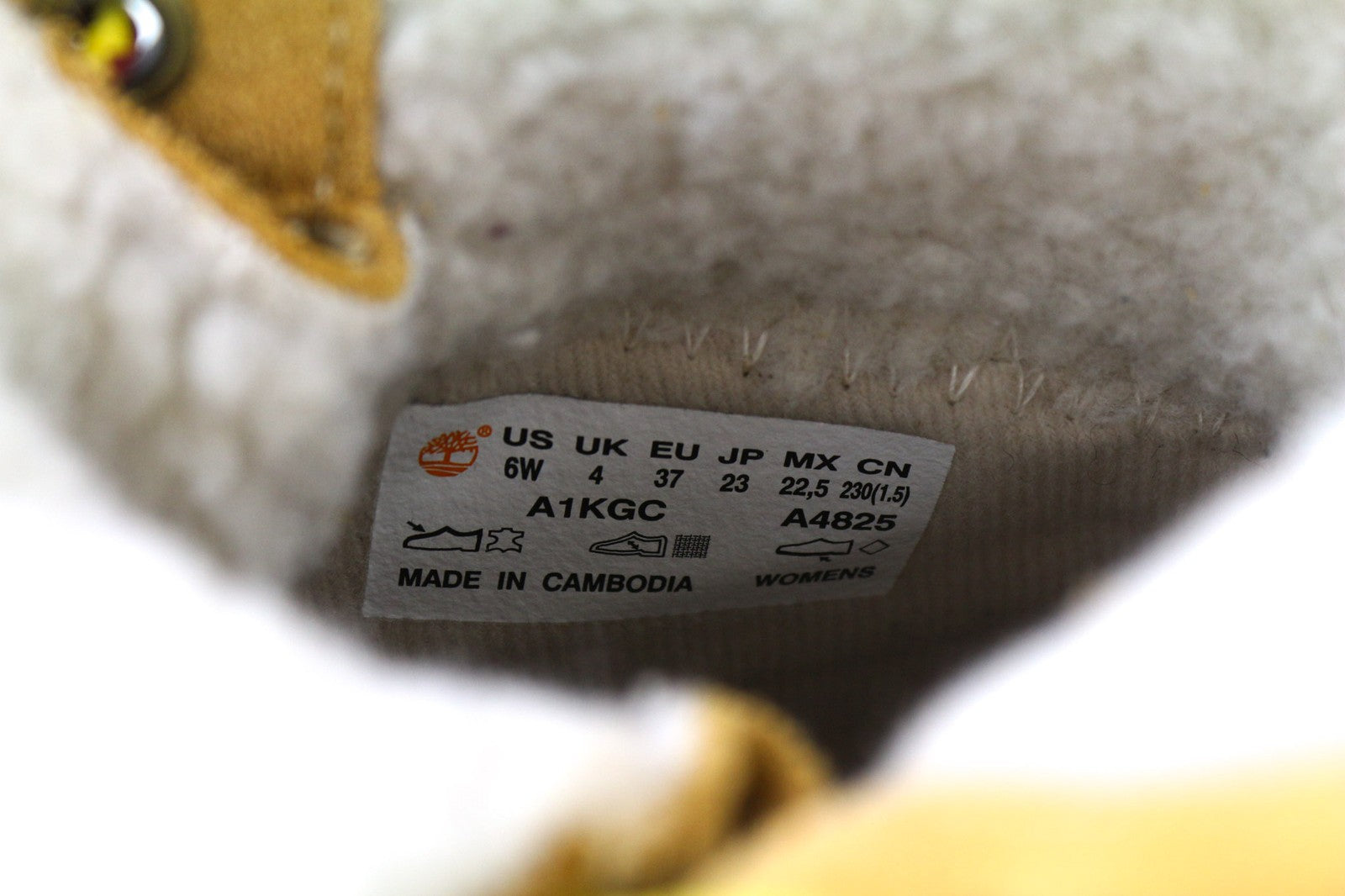 TIMBERLAND A1KGC-A4825 Women's EU37/37.5 Brown Water-Resistant Leather Shoes