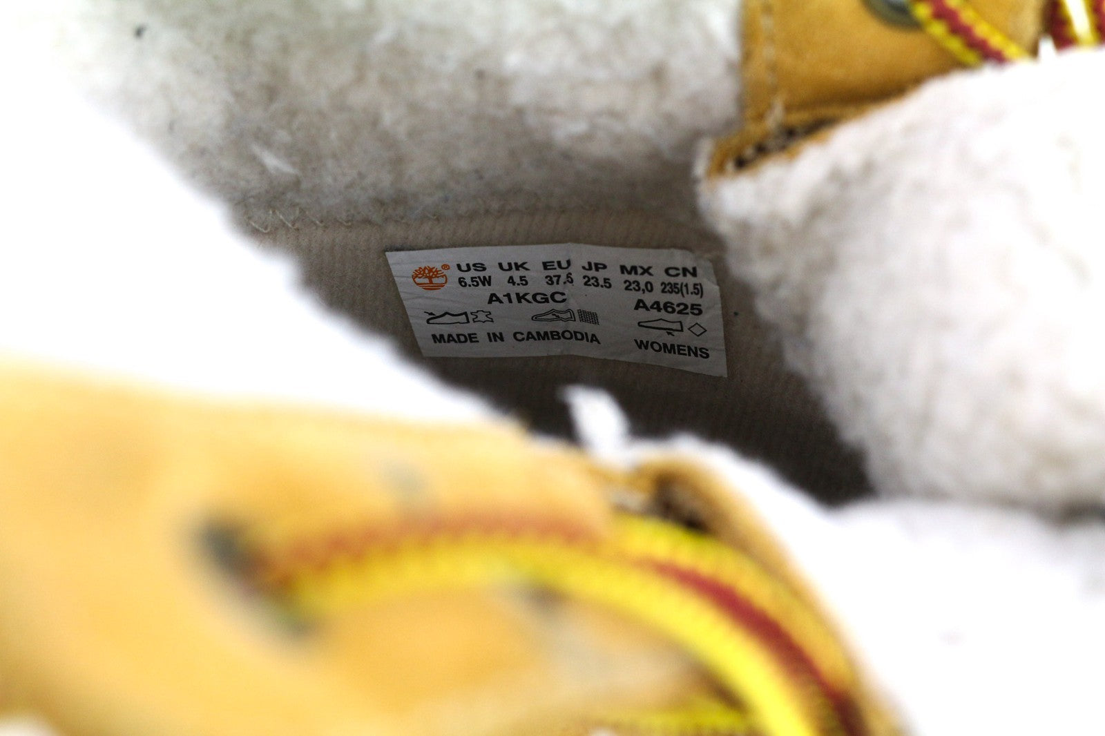 TIMBERLAND A1KGC-A4825 Women's EU37/37.5 Brown Water-Resistant Leather Shoes