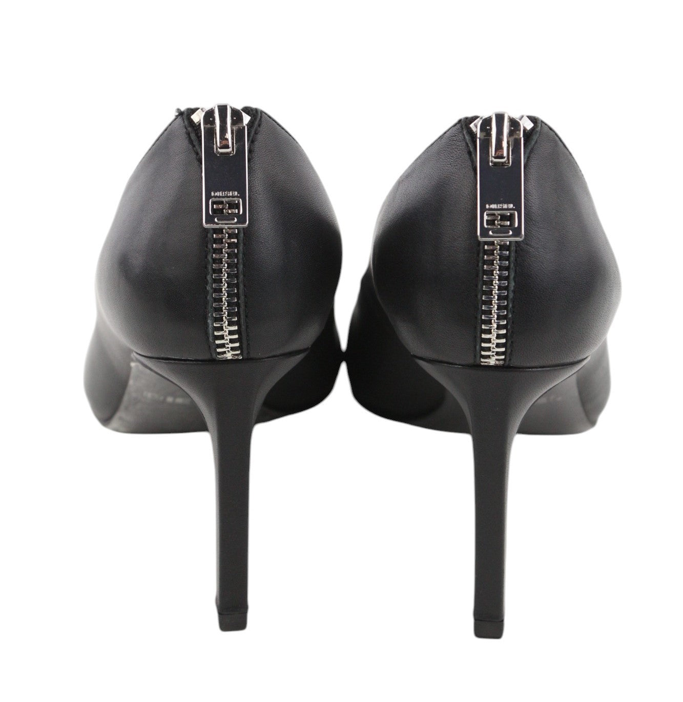 DIESEL Femme-D Women's EU39 Black Leather Stiletto High-Heel RRP€240