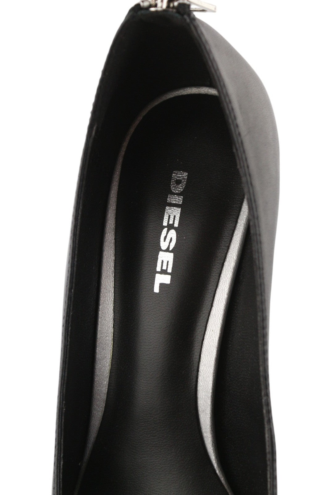 DIESEL Femme-D Women's EU39 Black Leather Stiletto High-Heel RRP€240