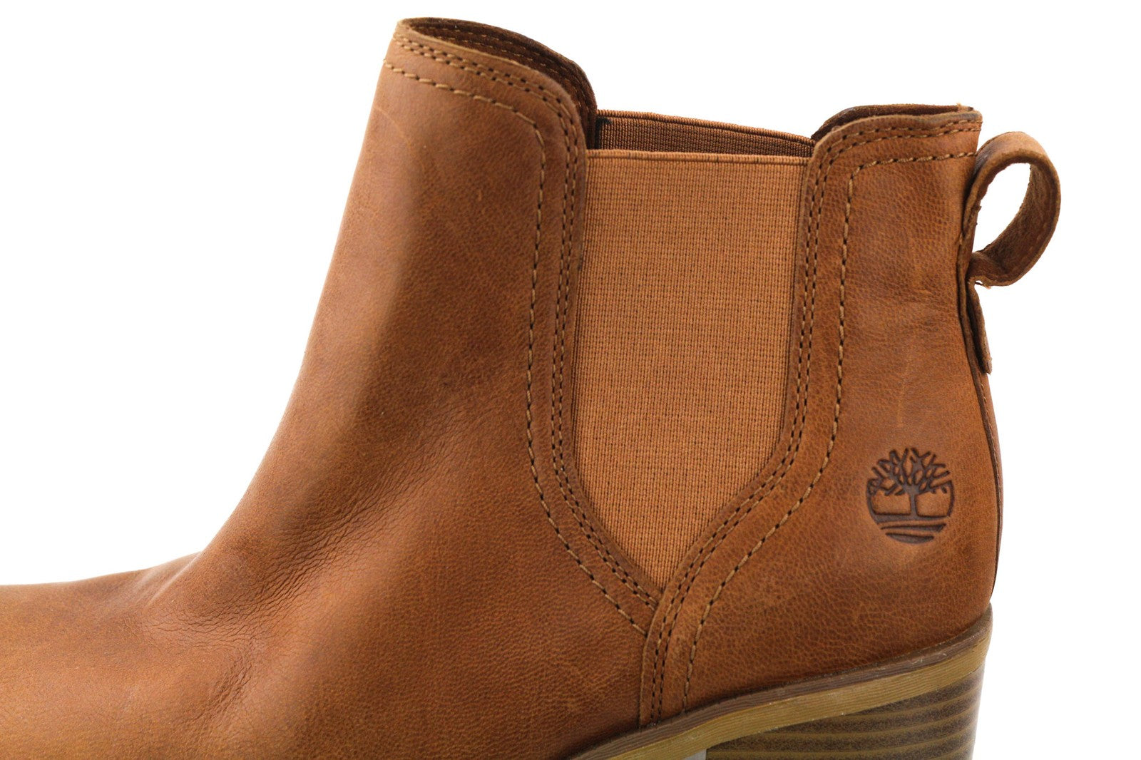 TIMBERLAND A1Z5G-A6234 Women's EU37.5/38 Brown Leather Ankle Heel Shoes