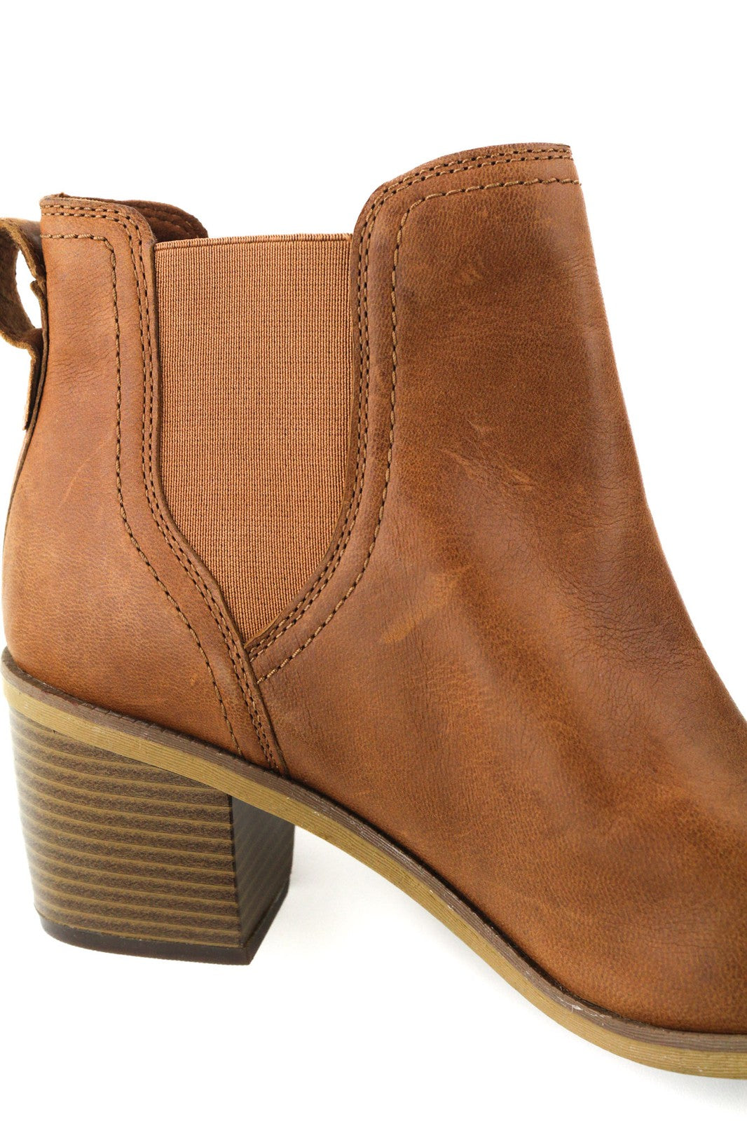 TIMBERLAND A1Z5G-A6234 Women's EU37.5/38 Brown Leather Ankle Heel Shoes