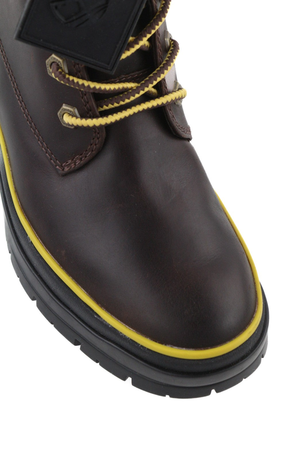 TIMBERLAND A2D6W-A5019 Women's EU38/38.5 Dark Brown Leather Lace High-Tops