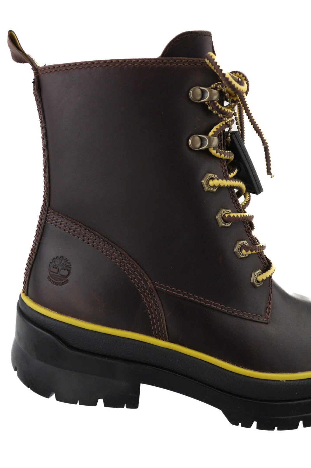 TIMBERLAND A2D6W-A5019 Women's EU38/38.5 Dark Brown Leather Lace High-Tops